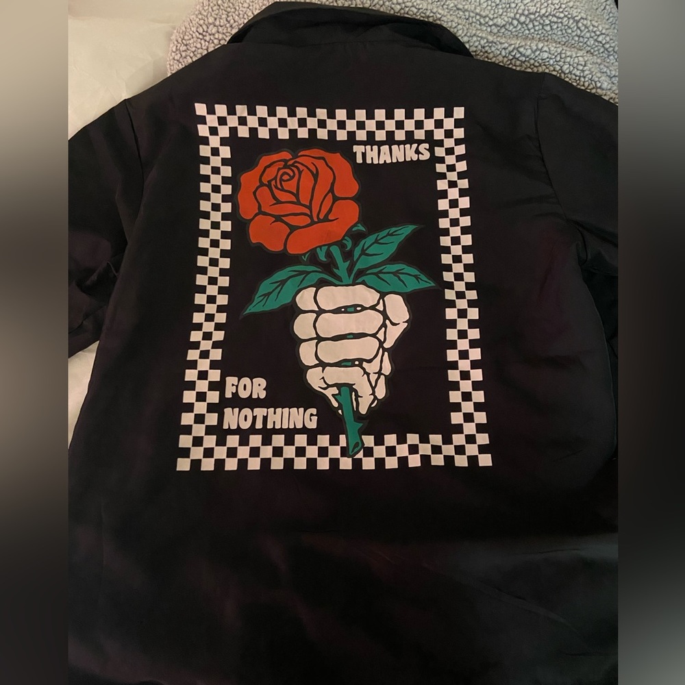 Black rose windbreaker